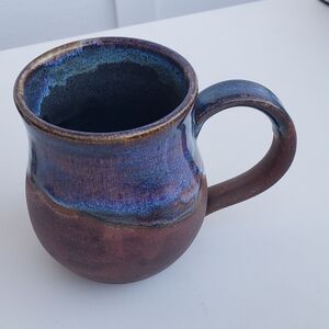 Hand thrown pottery mug